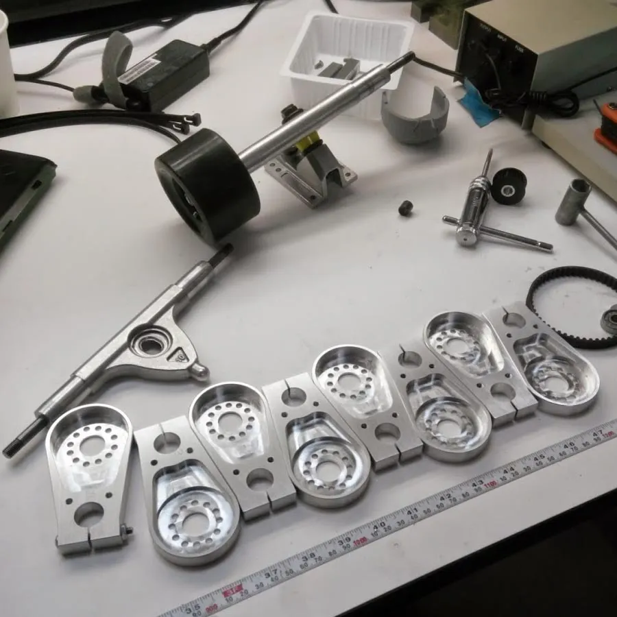 Machining process for a motor mount