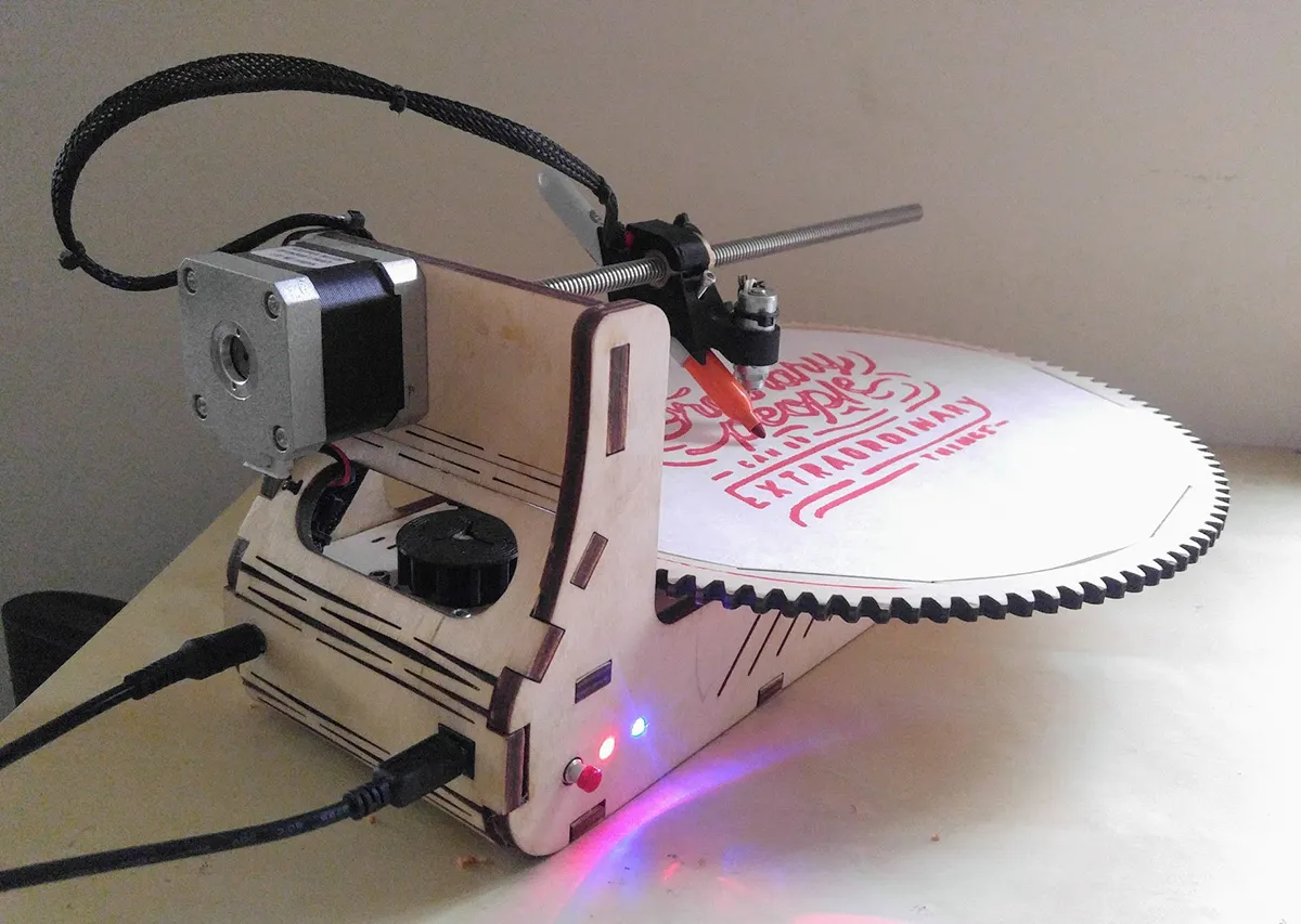 Custom-built plotter